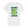 Novelty Mens Short Sleeve Care Bears St. Patrick's Day Graphic T-shirt In White