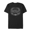 Novelty Mens Short Sleeve Chevrolet Graphic T-shirt In Black