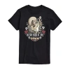Novelty Mens Short Sleeve Coco Graphic T-shirt In Black