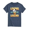 Novelty Mens Short Sleeve Donald Duck Graphic T-shirt In Blue