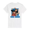 Novelty Mens Short Sleeve Dumb And Dumber Graphic T-shirt In White