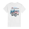 Novelty Mens Short Sleeve Ford Bronco Graphic T-shirt In White
