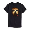 Novelty Mens Short Sleeve Friday The 13th Graphic T-shirt In Black