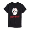 Novelty Mens Short Sleeve Friday The 13th Graphic T-shirt In Black