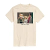 Novelty Mens Short Sleeve Friends Graphic T-shirt In Sand