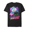 Novelty Mens Short Sleeve Ghostbusters Graphic T-shirt In Black