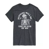 Novelty Mens Short Sleeve Golf Graphic T-shirt In Gray
