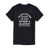 Novelty Mens Short Sleeve Graphic T-shirt In Black