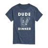 Novelty Mens Short Sleeve Graphic T-shirt In Blue