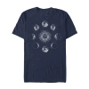 Novelty Mens Short Sleeve Graphic T-shirt In Blue