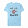 Novelty Mens Short Sleeve Graphic T-shirt In Blue