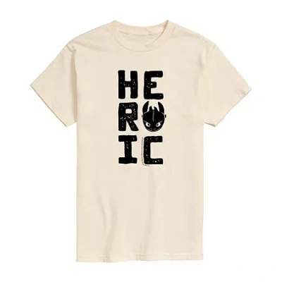 Novelty Mens Short Sleeve How To Train Your Dragon Graphic T-shirt In Sand