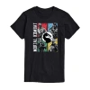 Novelty Mens Short Sleeve Mortal Kombat Graphic T-shirt In Black