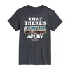 Novelty Mens Short Sleeve National Lampoon's Christmas Vacation Graphic T-shirt In Gray