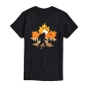 Novelty Mens Short Sleeve Sasquatch Graphic T-shirt In Black