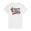 Novelty Mens Short Sleeve Schrute Farms Graphic T-shirt In White