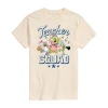 Novelty Mens Short Sleeve Spongebob Teacher Squad Graphic T-shirt In Sand