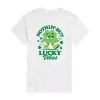 Novelty Mens Short Sleeve St. Patrick's Day T-shirt In White