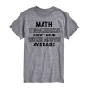 Novelty Mens Short Sleeve Teacher Graphic T-shirt In Gray