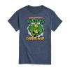 Novelty Mens Short Sleeve Teenage Mutant Ninja Turtles Graphic T-shirt In Blue