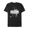 Novelty Mens Short Sleeve The Godfather Graphic T-shirt In Black