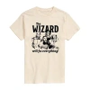 Novelty Mens Short Sleeve The Wizard Of oz Graphic T-shirt In Sand