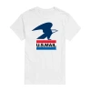 Novelty Mens Short Sleeve U.s. Mail Graphic T-shirt In White