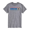 Novelty Mens Short Sleeve Usps Graphic T-shirt In Gray