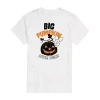 Novelty Mens Short Sleeve Winnie The Pooh Halloween Graphic T-shirt In White