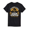 Novelty Mens Short Sleeve Yellowstone Graphic T-shirt In Black