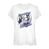Novelty T-shirts Disney Villians Breaking Hearts Tee Womens Juniors Crew Neck Short Sleeve Regular Fit Graphic T-shir In White