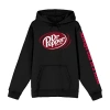 Novelty T-shirts Dr Pepper Always One Of A Kind Womens Long Sleeve Hoodie In Black