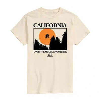 Novelty T-shirts E.t. Mens Crew Neck Short Sleeve Regular Fit Graphic T-shirt In Neutral