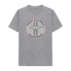 Novelty T-shirts Ford Mustang Mens Crew Neck Short Sleeve Regular Fit Big And Tall Graphic T-shirt In Gray
