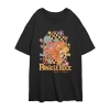 Novelty T-shirts Fraggle Rock Tee Womens Juniors Crew Neck Short Sleeve Regular Fit Graphic T-shirt In Black