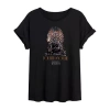Novelty T-shirts Game Of Thrones You Live Or You Die Tee Womens Juniors Crew Neck Short Sleeve Oversized Graphic T-sh In Black