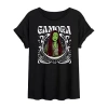 Novelty T-shirts Gamora Womens Juniors Crew Neck Short Sleeve Regular Fit Guardians Of The Galaxy Marvel Graphic T-sh In Black