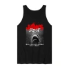 Novelty T-shirts Jaws Mens Crew Neck Sleeveless Tank Top In Black
