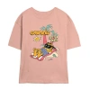 Novelty T-shirts Life's A Beach Tee Womens Juniors Crew Neck Short Sleeve Regular Fit Garfield Nickelodeon Graphic T- In Orange