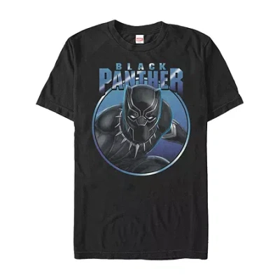 Novelty T-shirts Mens Crew Neck Short Sleeve Classic Fit Black Panther Marvel Graphic T-shirt