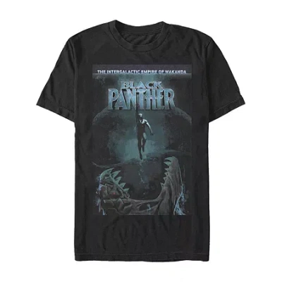 Novelty T-shirts Mens Crew Neck Short Sleeve Classic Fit Black Panther Marvel Graphic T-shirt