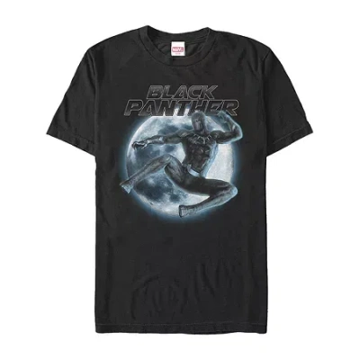 Novelty T-shirts Mens Crew Neck Short Sleeve Classic Fit Black Panther Marvel Graphic T-shirt In Multi