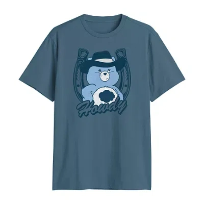 Novelty T-shirts Mens Crew Neck Short Sleeve Classic Fit Care Bears Big And Tall Graphic T-shirt In Gray