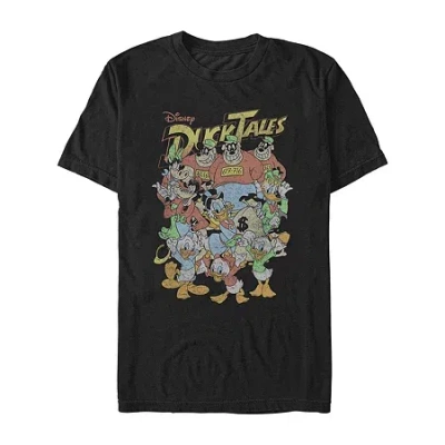 Novelty T-shirts Mens Crew Neck Short Sleeve Classic Fit Duck Tales Graphic T-shirt In Multi