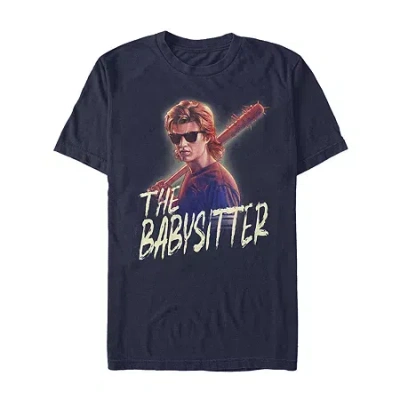 Novelty T-shirts Mens Crew Neck Short Sleeve Classic Fit Stranger Things Graphic T-shirt In Multi