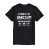 Novelty T-shirts Mens Crew Neck Short Sleeve Regular Fit Big And Tall Graphic T-shirt In Black
