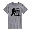 Novelty T-shirts Mens Crew Neck Short Sleeve Regular Fit Big And Tall Graphic T-shirt In Gray