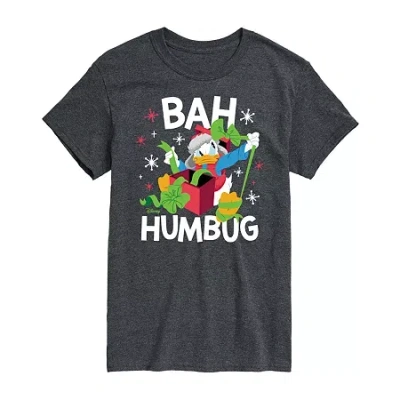 Novelty T-shirts Mens Donald Duck Graphic T-shirt In Black