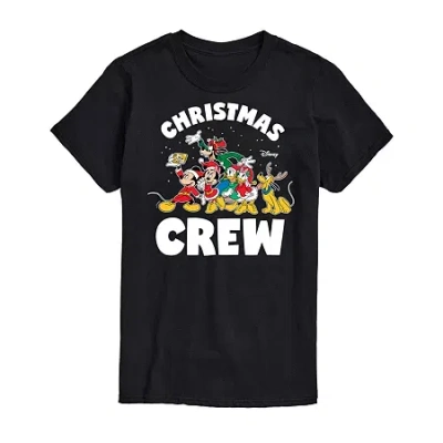 Novelty T-shirts Mens Mickey And Friends Graphic T-shirt In Black