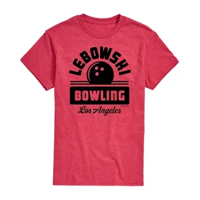 Novelty T-shirts Mens Short Sleeve Lebowski Bowling Graphic T-shirt In Multi